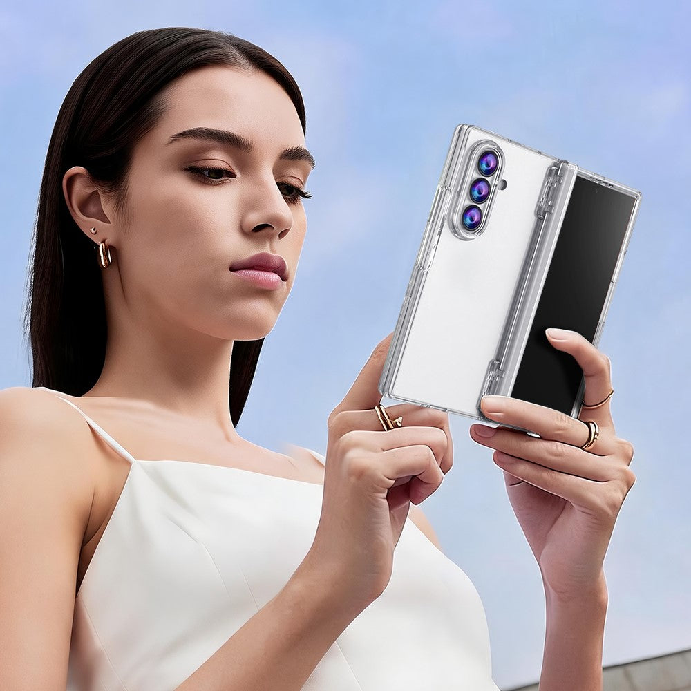 For Samsung Galaxy Z Fold8 Ultra Case Hinge Protection PC + TPU Phone Cover Built-in Tempered Glass Film