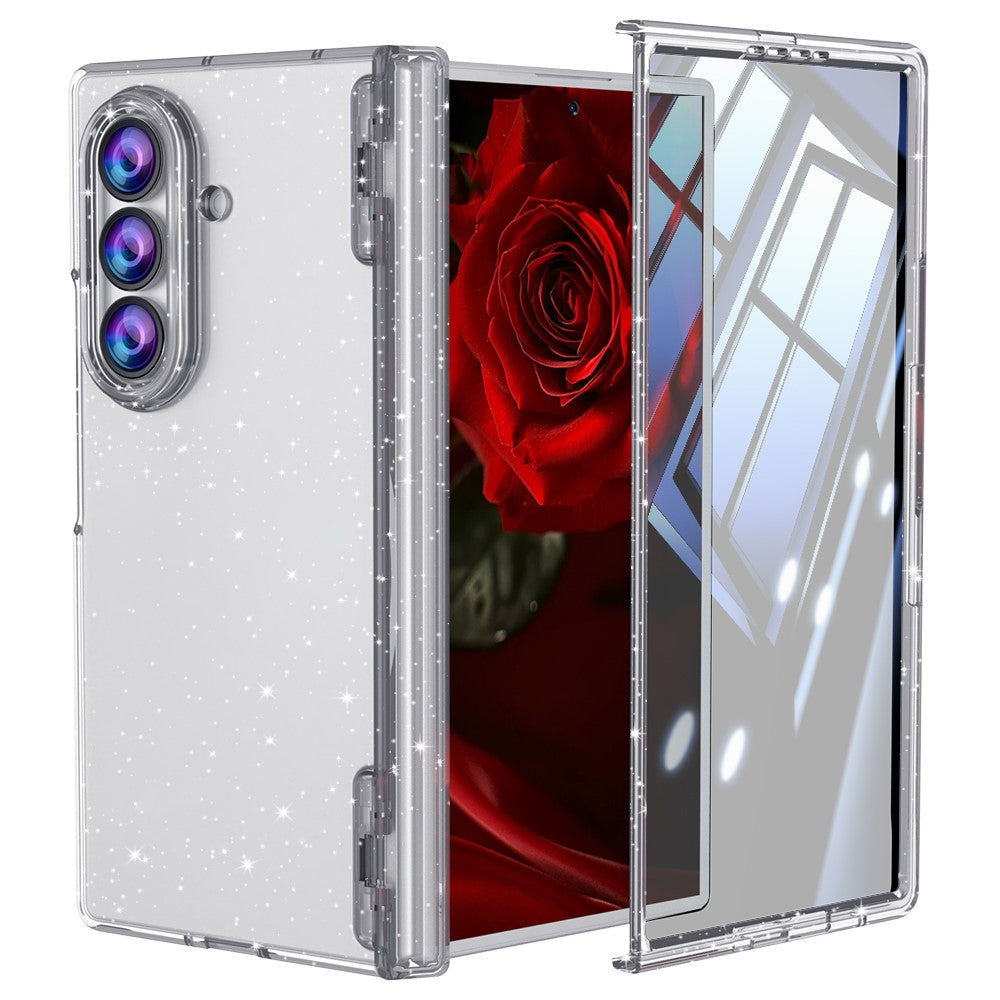 For Samsung Galaxy Z Fold8 Ultra Case Hinge Protection PC + TPU Phone Cover Built-in Tempered Glass Film