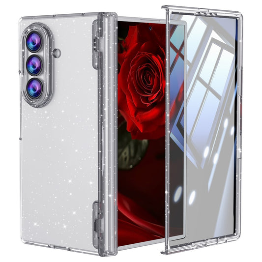 Galaxy Z Fold8 Ultra – Handyhülle aus PC, gehärtetem Glas und TPU, mit Scharnierschutz, mit Displayschutz