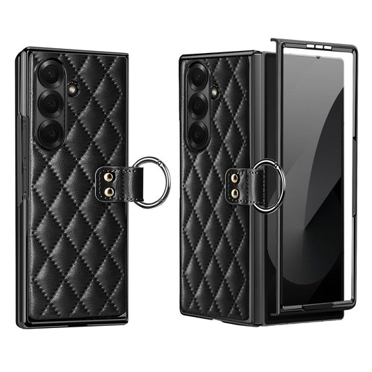 Galaxy Z Fold8 Ultra – Handyhülle aus Kunststoff, PU-Leder und gehärtetem Glas, mit Displayschutz