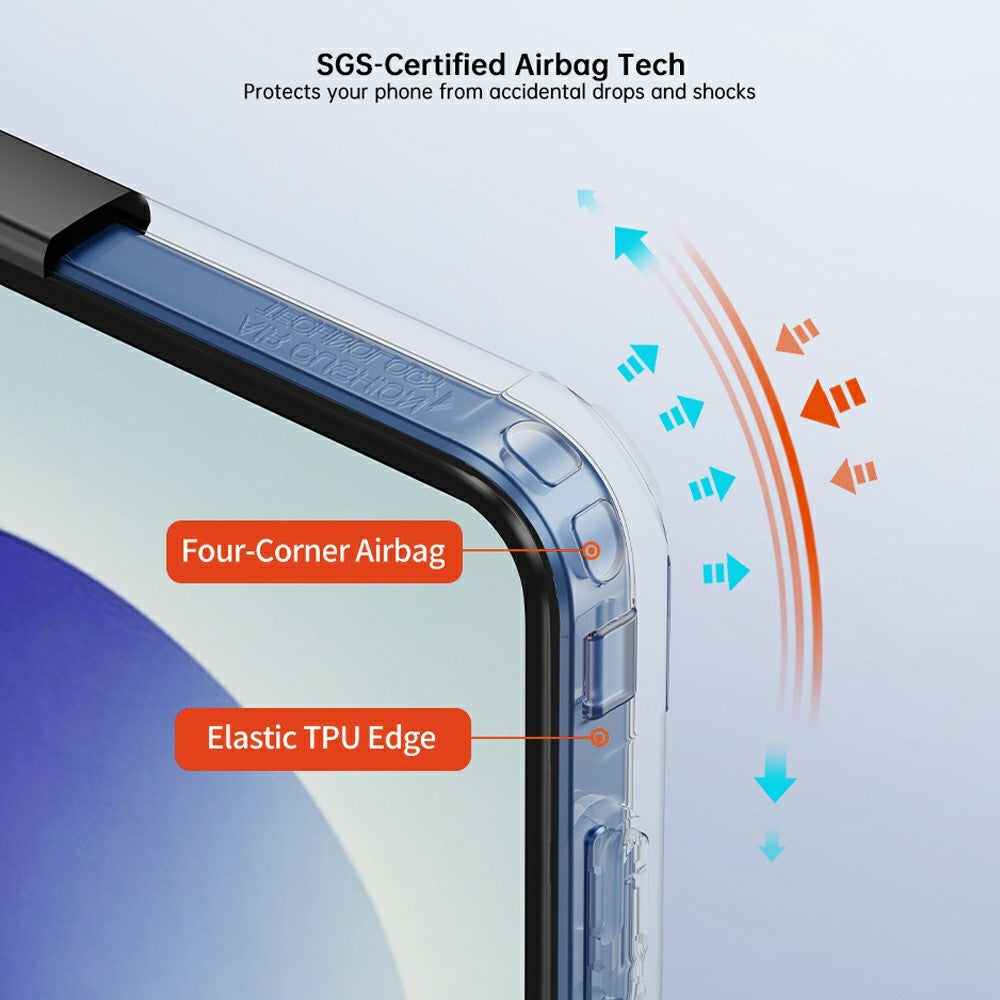 XUNDD for Samsung Galaxy Z Flip8 Case Magnetic Rotating Kickstand PC + TPU Folding Hinge Shockproof Phone Cover