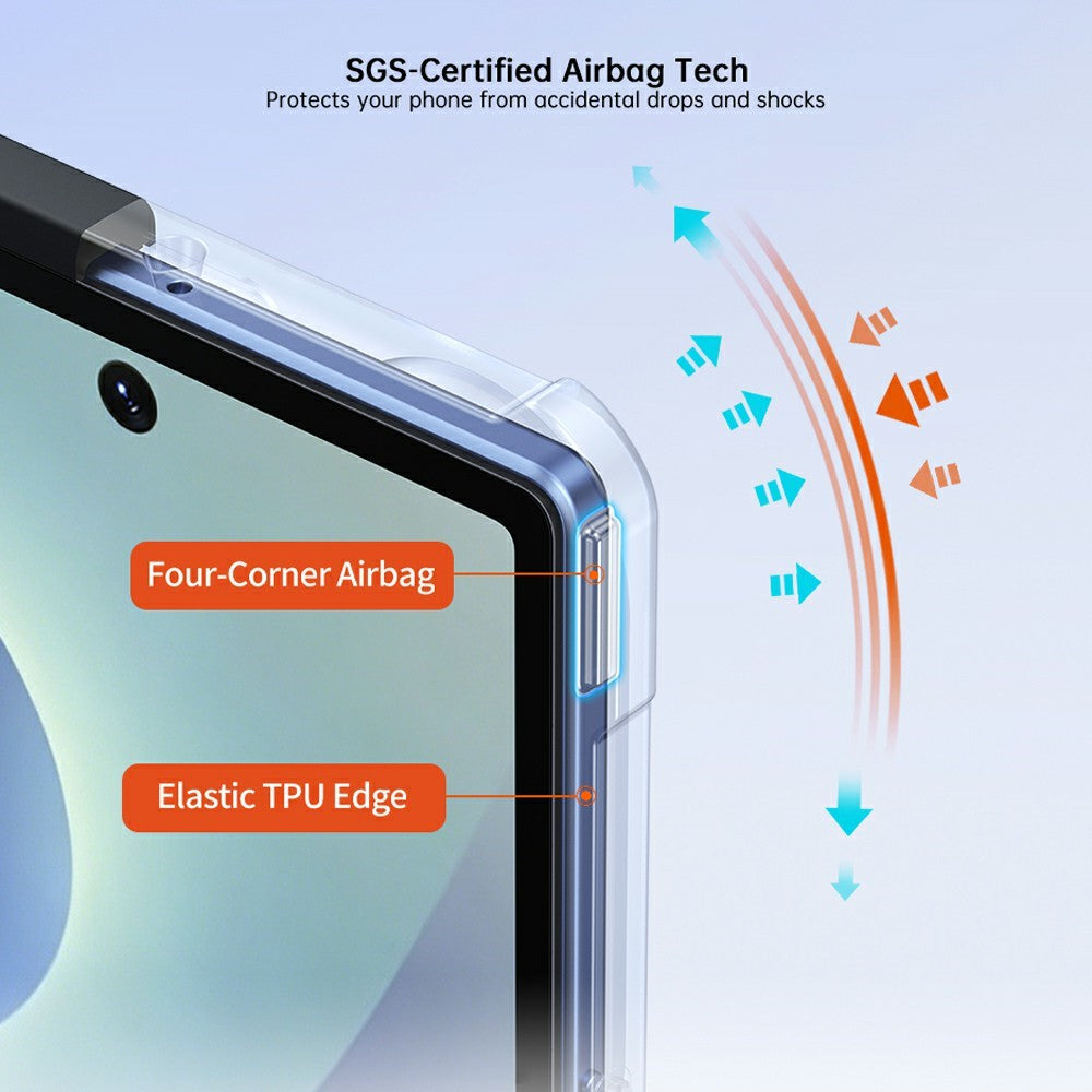 XUNDD for Samsung Galaxy Z Fold8 Case Magnetic Rotating Kickstand PC + TPU Folding Hinge Shockproof Phone Cover