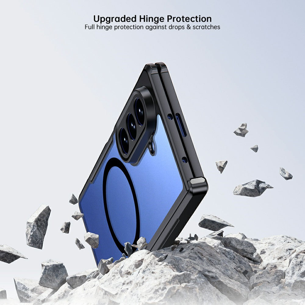 For Samsung Galaxy Z Fold8 Ultra Magnetic Case TPU + PC Folding Hinge Shockproof Phone Cover