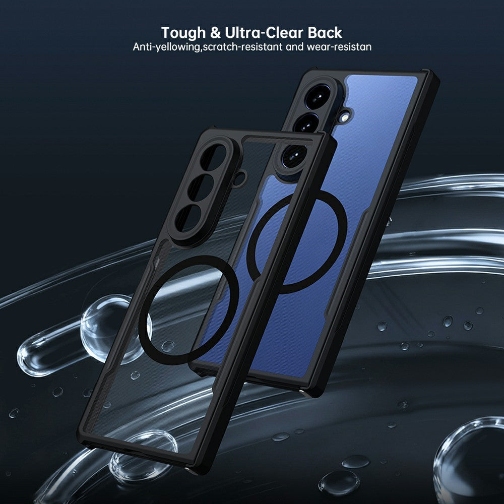 For Samsung Galaxy Z Fold8 Ultra Magnetic Case TPU + PC Folding Hinge Shockproof Phone Cover