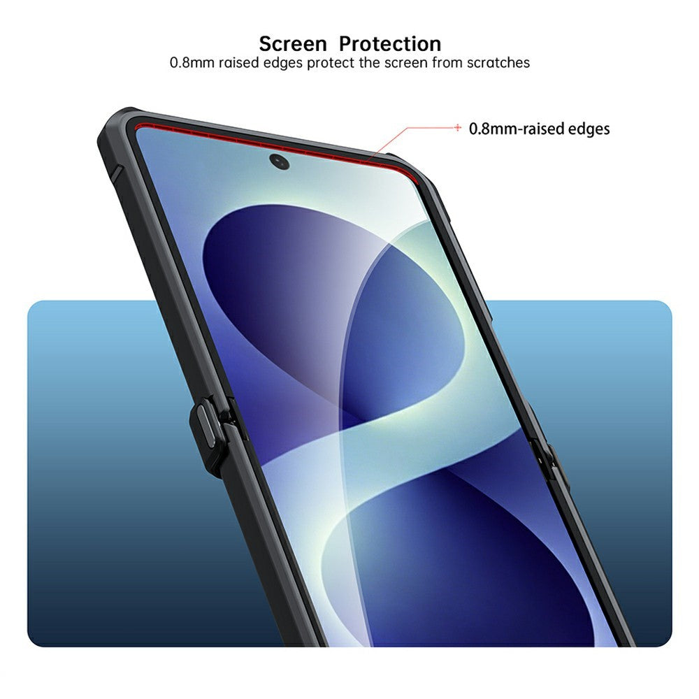 For Samsung Galaxy Z Flip8 Magnetic Case TPU + PC Folding Hinge Shockproof Phone Cover