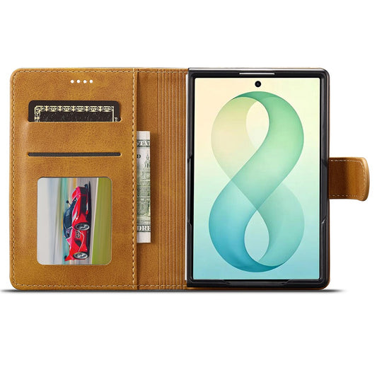 Galaxy Z Fold8 – Wallet-Handyhülle aus PU-Leder und TPU, mit Ständer