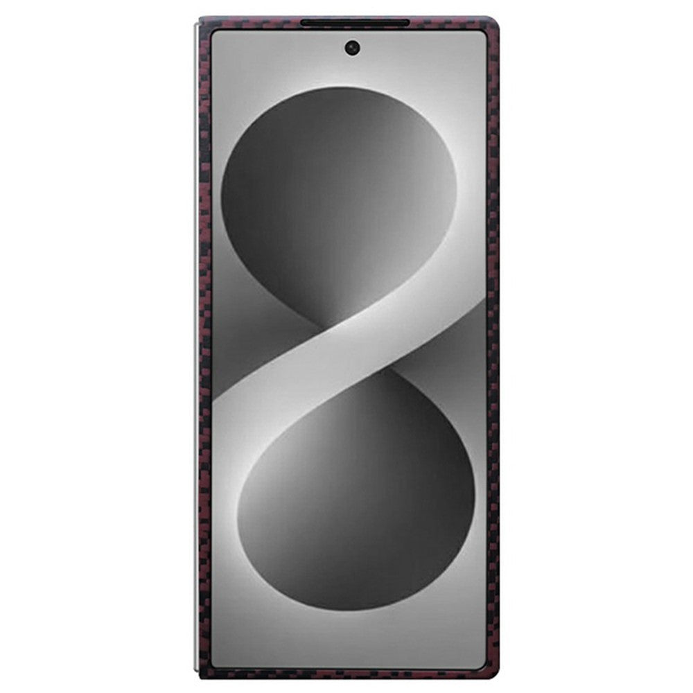 For Samsung Galaxy Z Fold8 Ultra Magnetic Case Camouflage Pattern Aramid Fiber Phone Cover with Metal Lens Frame  /  Front Frame