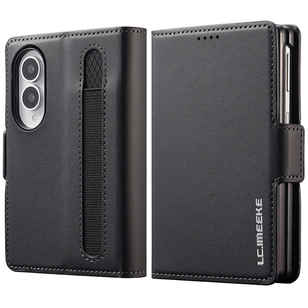 LC.IMEEKE L1 Series for Samsung Galaxy Z Fold8 Case PU Leather Wallet Stand Protective Phone Cover
