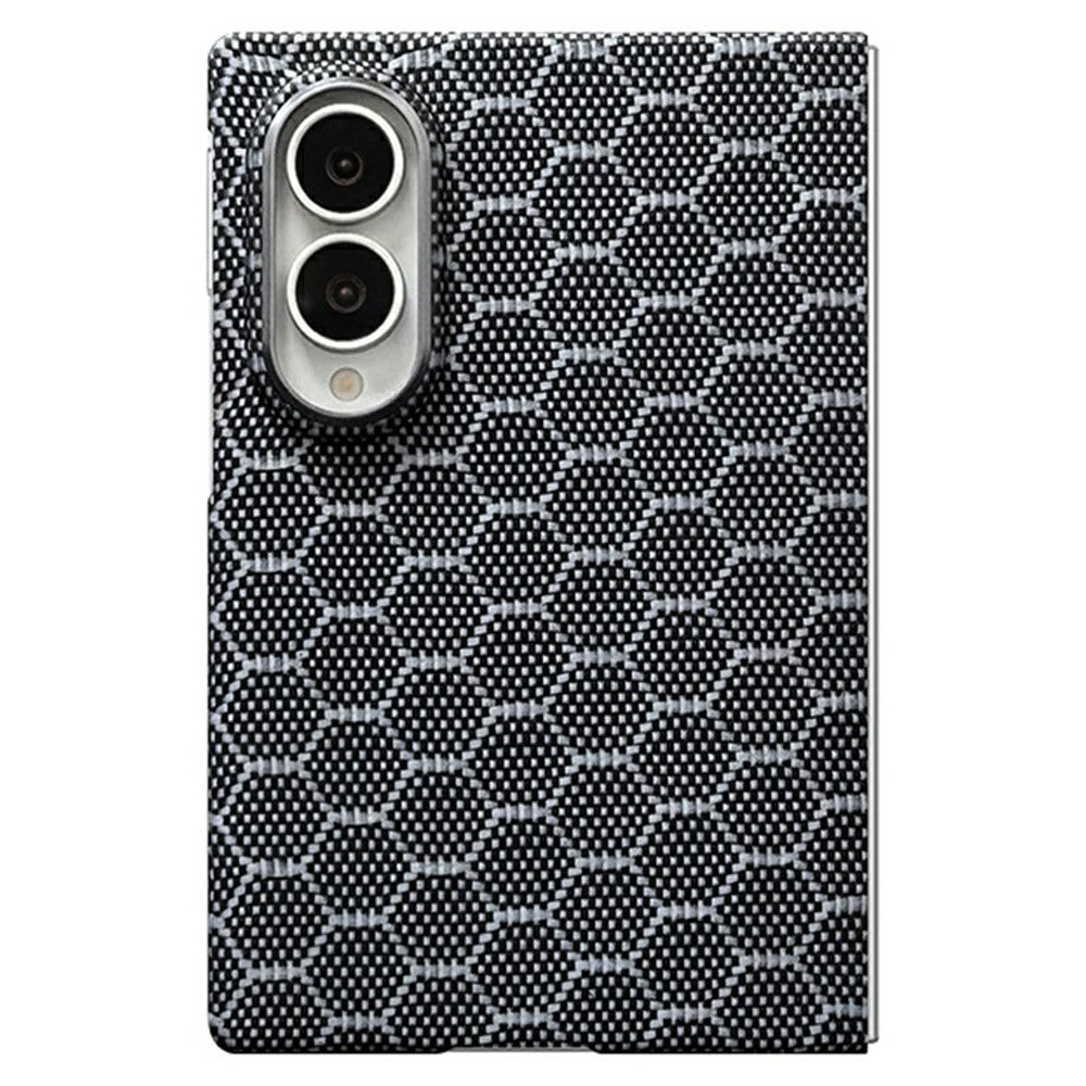 For Samsung Galaxy Z Fold8 Magnetic Case Honeycomb Texture Aramid Fiber Phone Cover