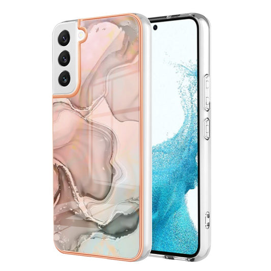 Galaxy S23 Schutzhülle – Mit Marmormuster 2,0 mm Galvanik-Rückseite