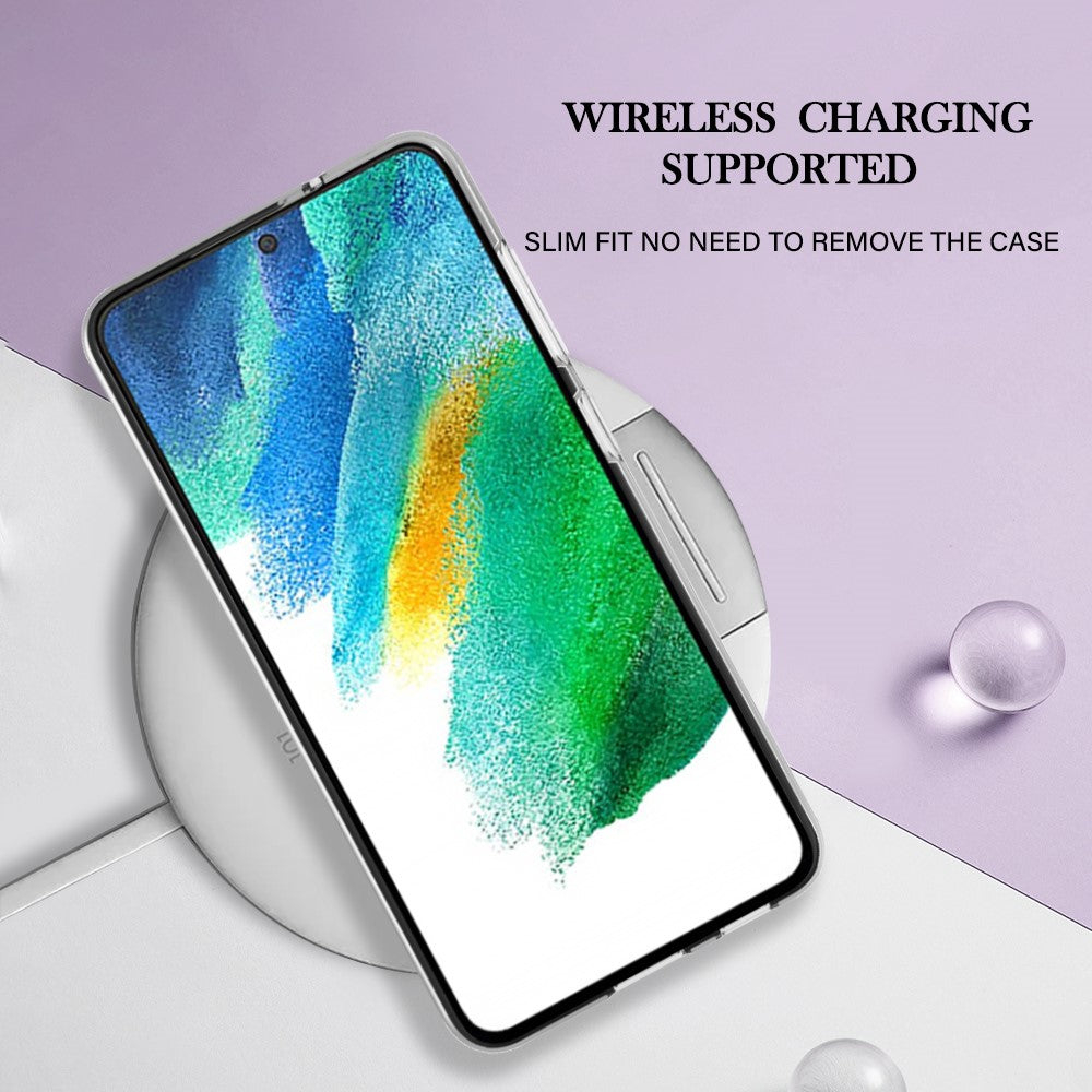 Galaxy S21 FE 5G Schutzhülle – Mit Marmormuster 2,0 mm Galvanik-Rückseite