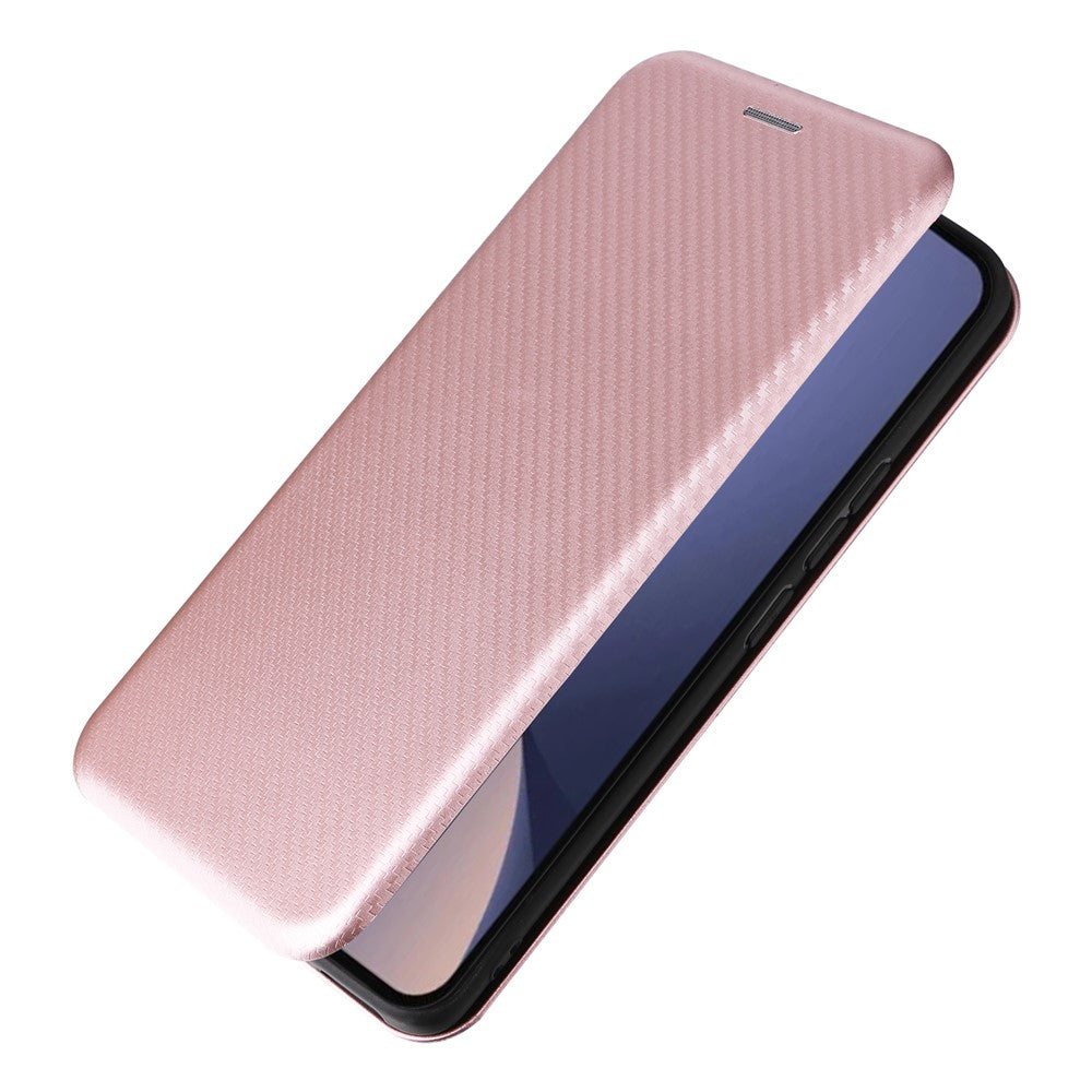 For Xiaomi 13 Pro 5G Drop Protection PU Leather Phone Case Card Slot Stand Carbon Fiber Texture Magnetic Flip Cover