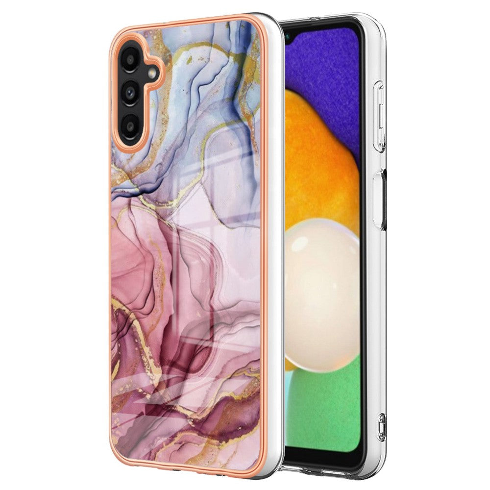Galaxy A54 5G Schutzhülle – Mit Marmormuster 2,0 mm Galvanik-Rückseite