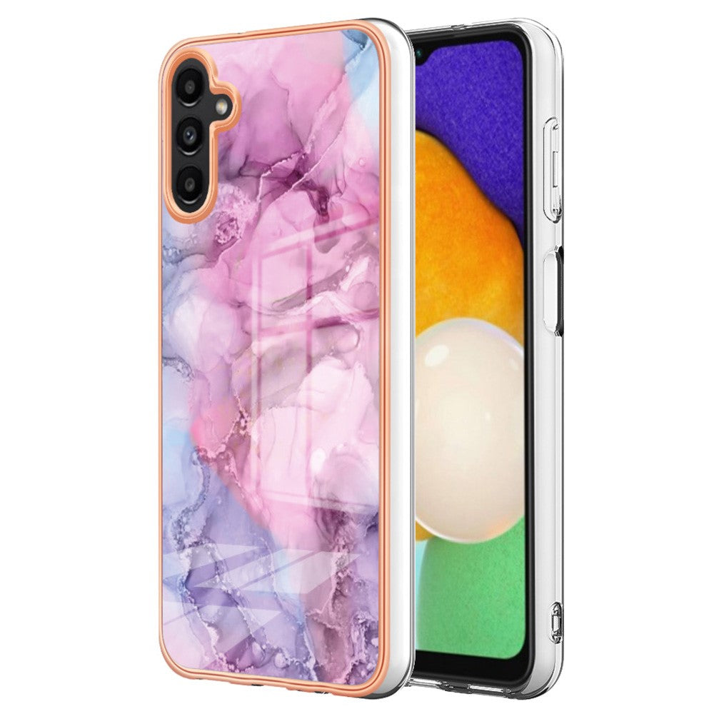 Galaxy A54 5G Schutzhülle – Mit Marmormuster 2,0 mm Galvanik-Rückseite