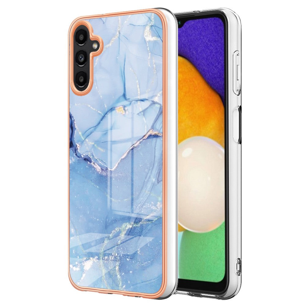 Galaxy A54 5G Schutzhülle – Mit Marmormuster 2,0 mm Galvanik-Rückseite