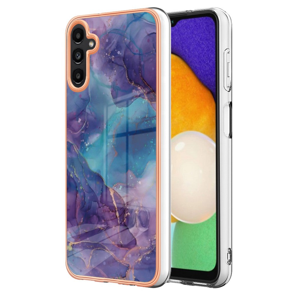 Galaxy A54 5G Schutzhülle – Mit Marmormuster 2,0 mm Galvanik-Rückseite