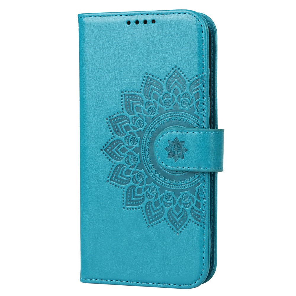iPhone 14 Pro Max Wallet-Hülle – Mit Musterdruck, Kartenfächer & Riemen