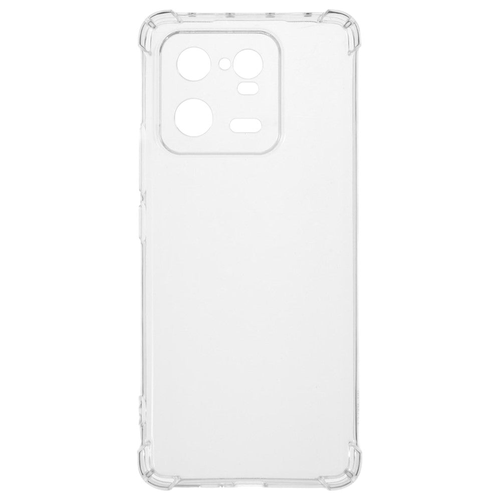For Xiaomi 13 Pro 5G Shockproof Clear Flexible TPU Phone Case Non-Slip Mobile Phone Back Cover Shell