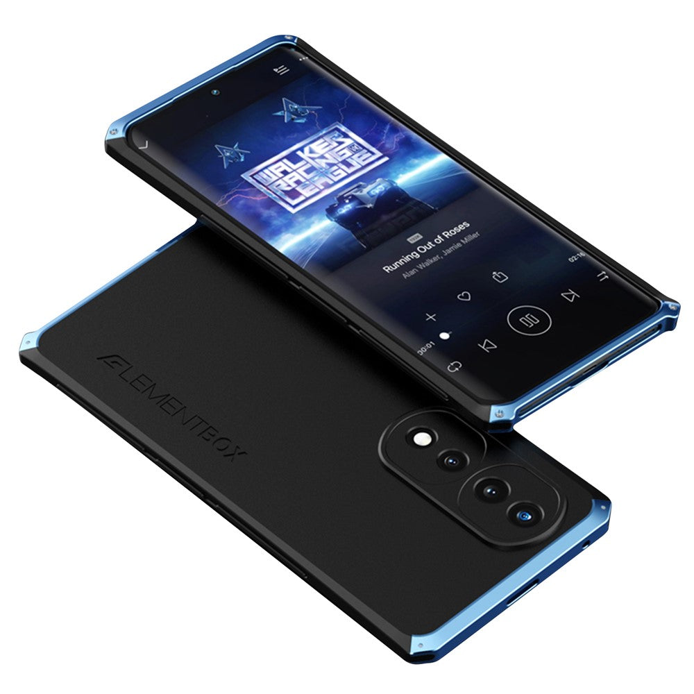 ELEMENT BOX For Honor 70 5G Hard PC Back Metal Frame Hybrid Case 3-Piece Design Anti-drop Phone Cover