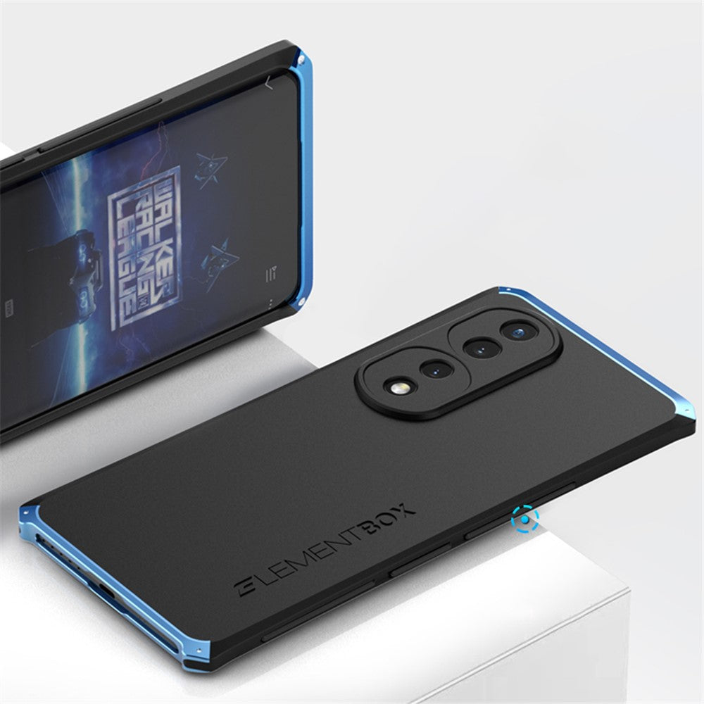 ELEMENT BOX For Honor 70 5G Hard PC Back Metal Frame Hybrid Case 3-Piece Design Anti-drop Phone Cover