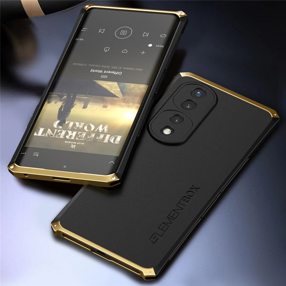 ELEMENT BOX For Honor 70 5G Hard PC Back Metal Frame Hybrid Case 3-Piece Design Anti-drop Phone Cover