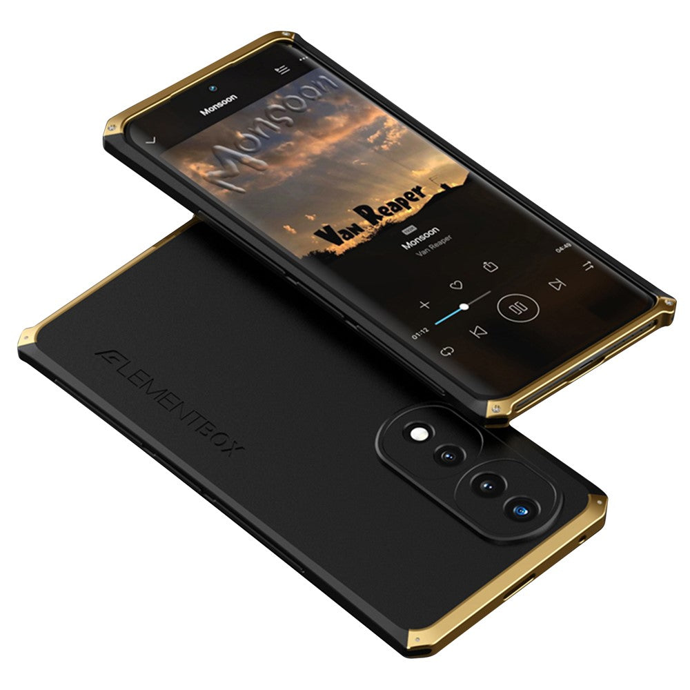 ELEMENT BOX For Honor 70 5G Hard PC Back Metal Frame Hybrid Case 3-Piece Design Anti-drop Phone Cover