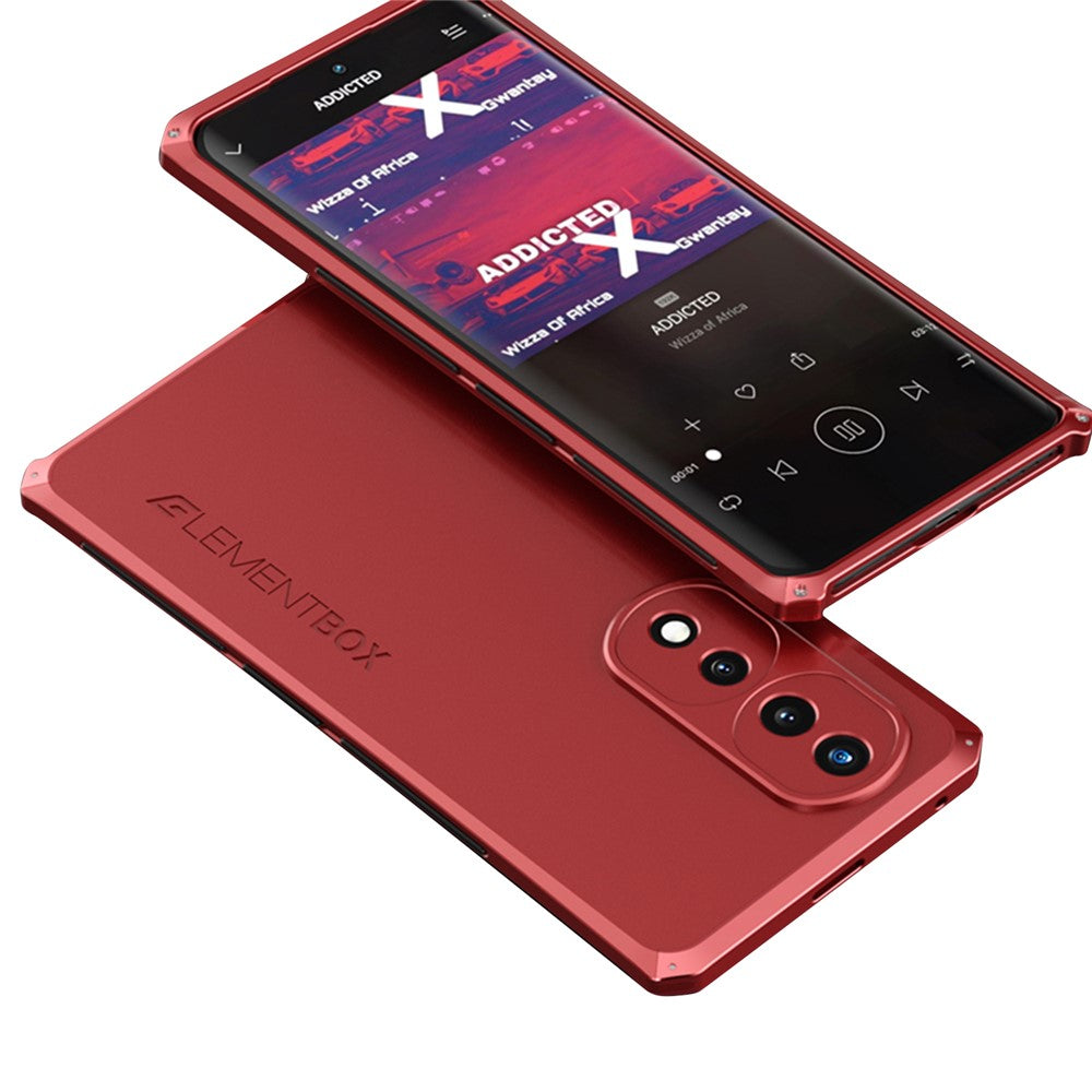 ELEMENT BOX For Honor 70 5G Hard PC Back Metal Frame Hybrid Case 3-Piece Design Anti-drop Phone Cover