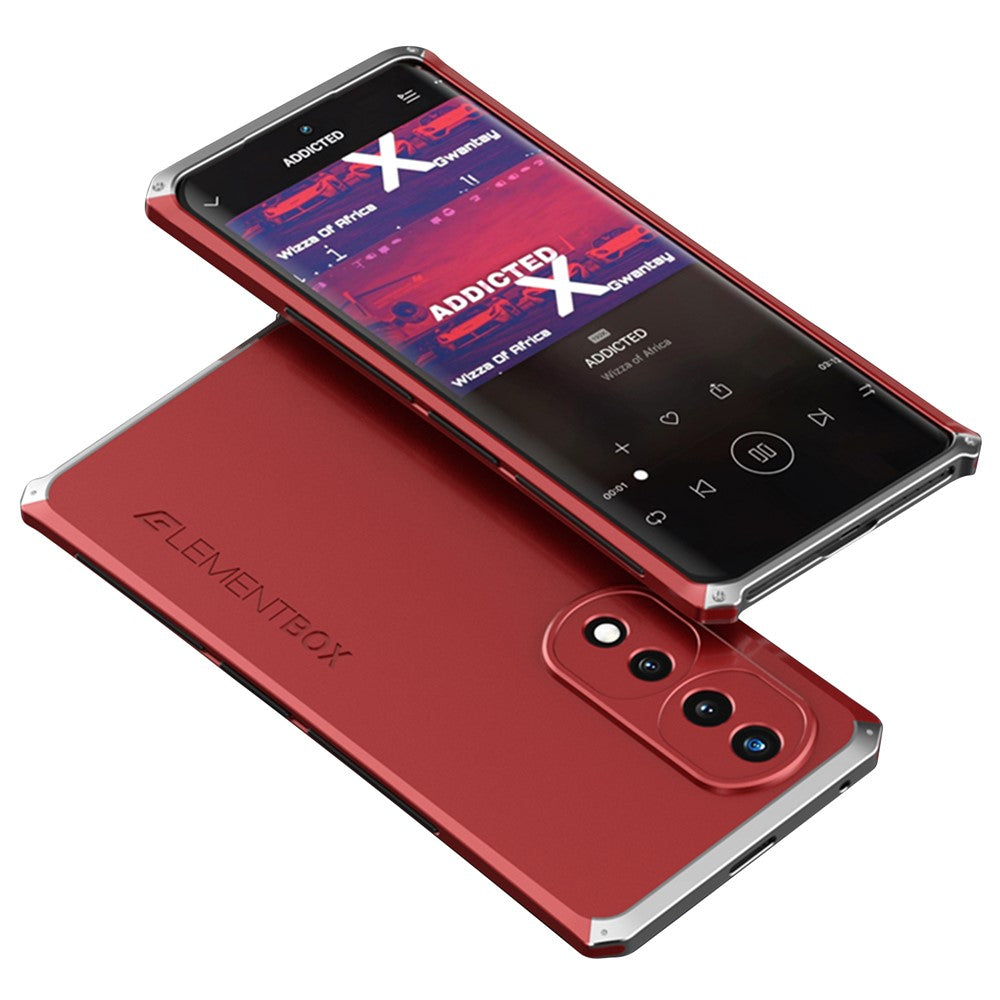 ELEMENT BOX For Honor 70 5G Hard PC Back Metal Frame Hybrid Case 3-Piece Design Anti-drop Phone Cover