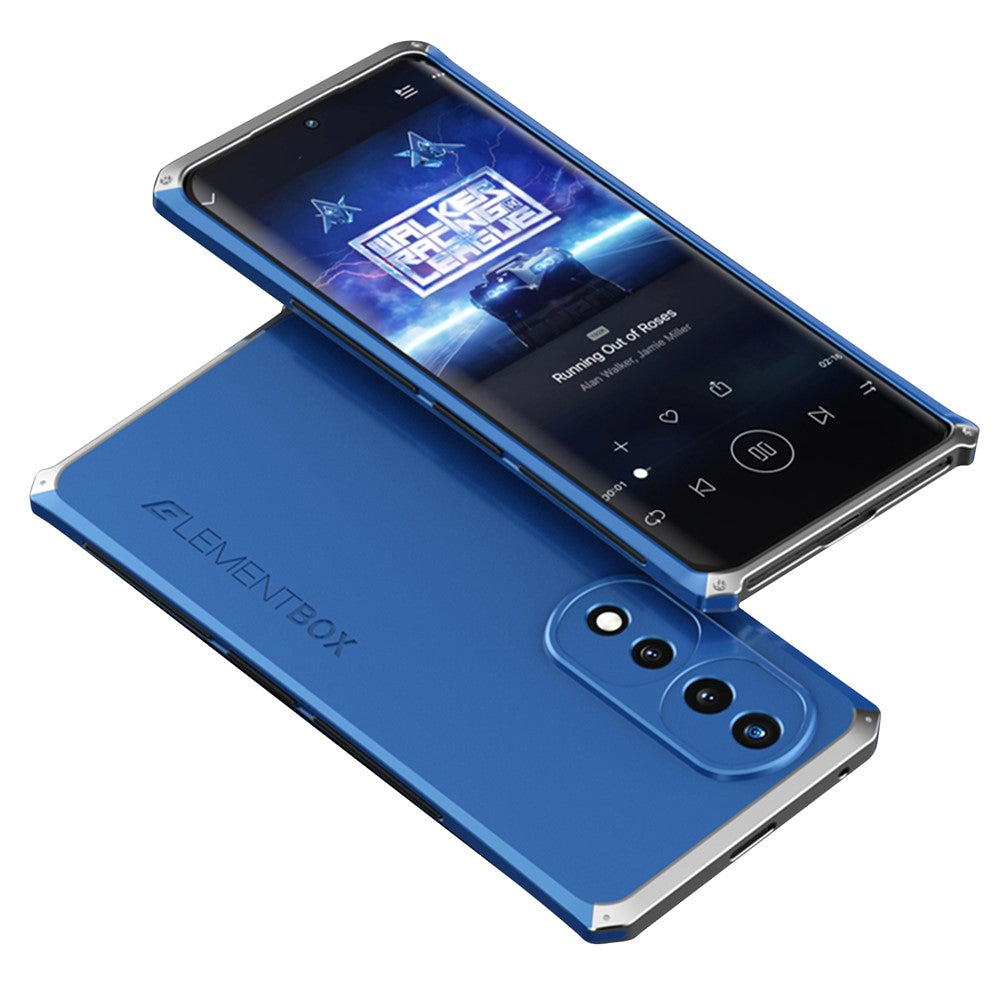 ELEMENT BOX For Honor 70 5G Hard PC Back Metal Frame Hybrid Case 3-Piece Design Anti-drop Phone Cover