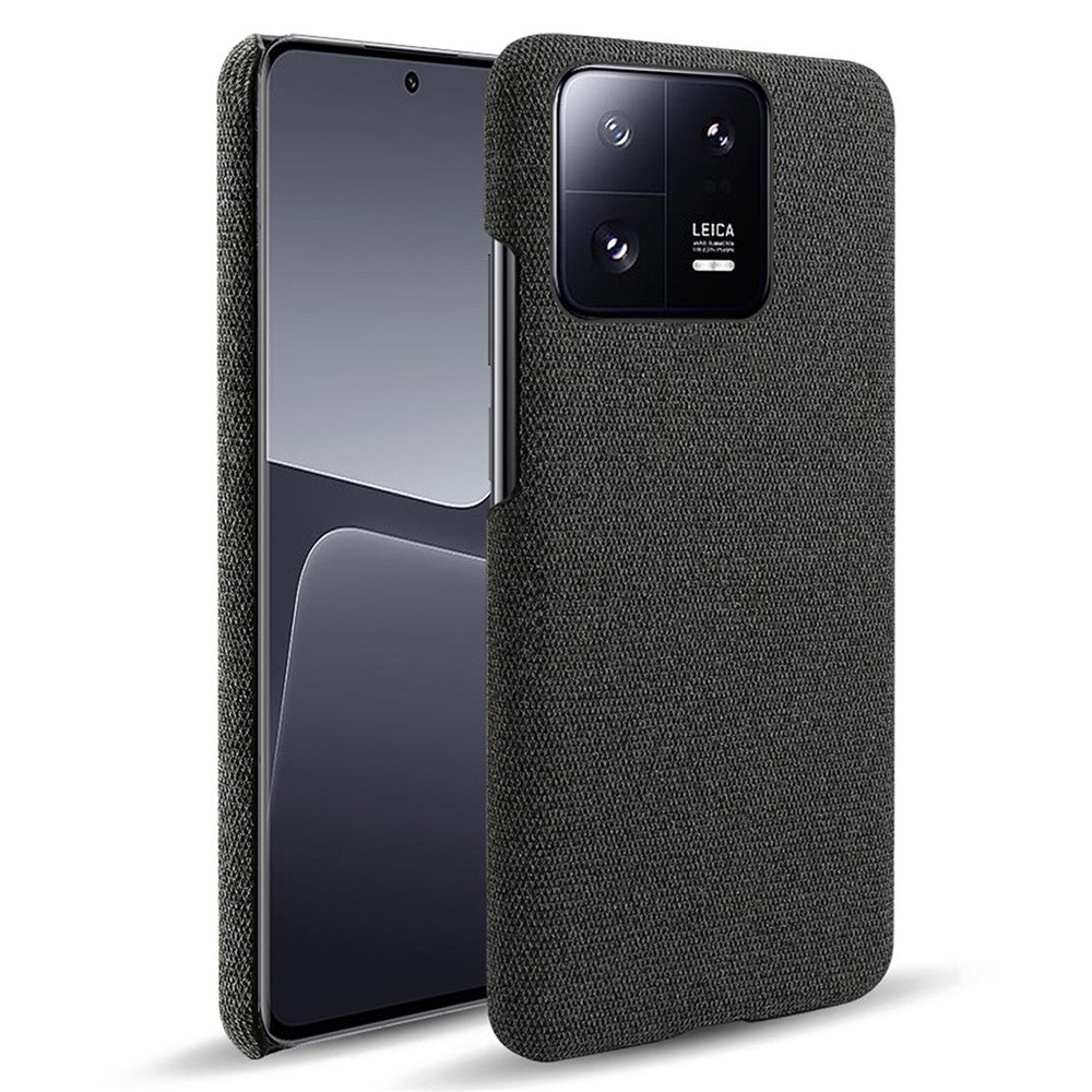 Shockproof Phone Case For Xiaomi 13 Pro 5G, Solid Color Hard PC Cloth Texture Mobile Phone Cover