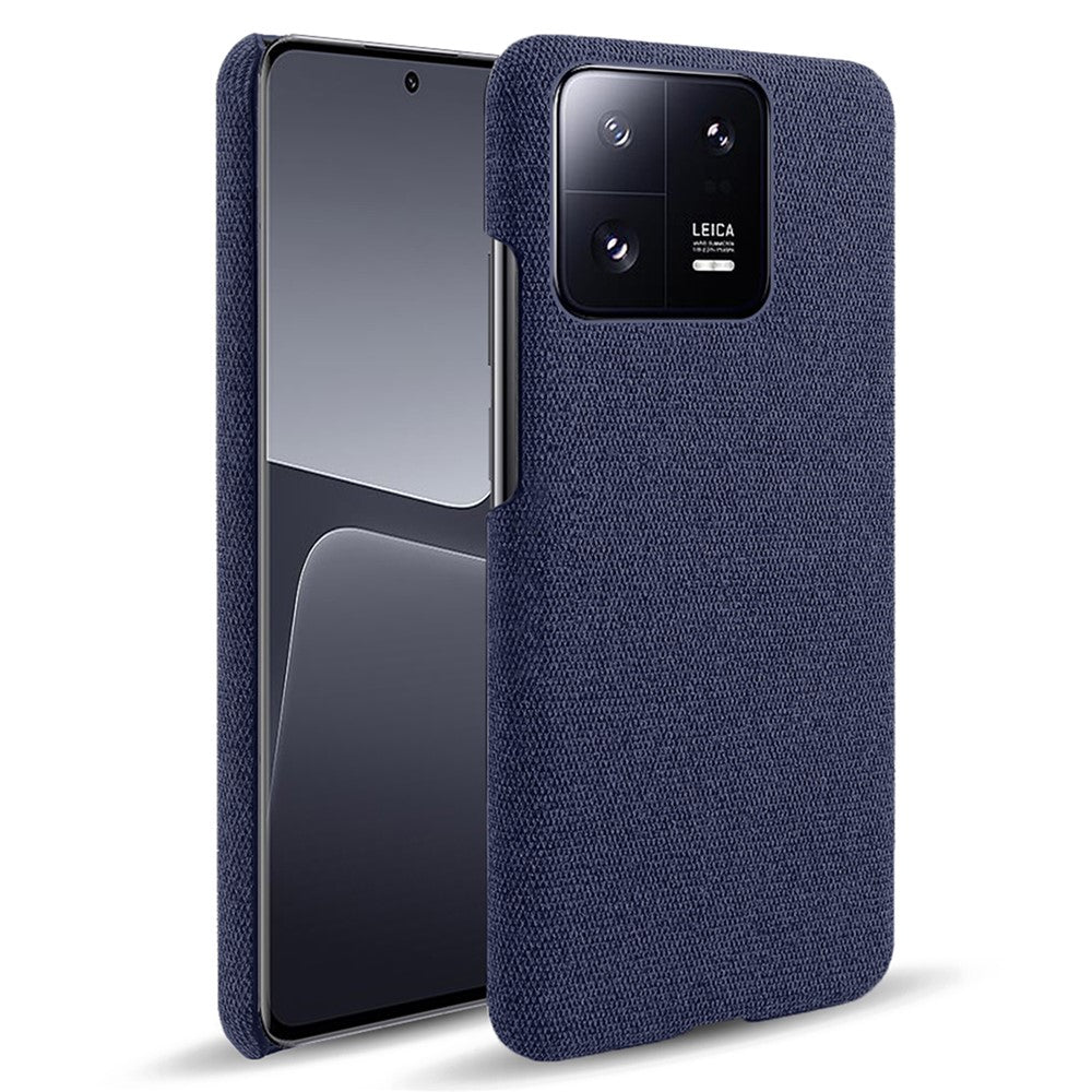 Shockproof Phone Case For Xiaomi 13 Pro 5G, Solid Color Hard PC Cloth Texture Mobile Phone Cover