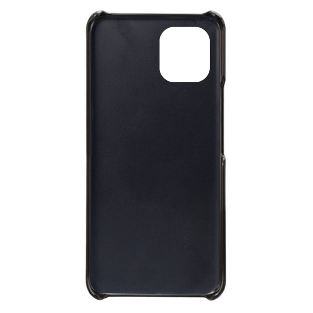 For Xiaomi 13 5G Calf Textured PU Leather Coated PC Drop-proof Phone Cover Protective Back Case