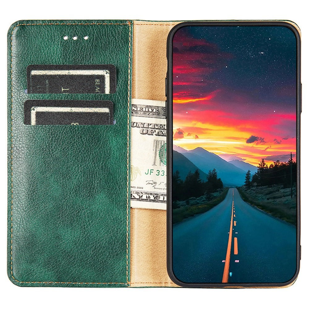 For Xiaomi 13 Pro 5G Wallet PU Leather Magnetic Auto-closing Protective Cover Anti-Scratch Foldable Stand Phone Case