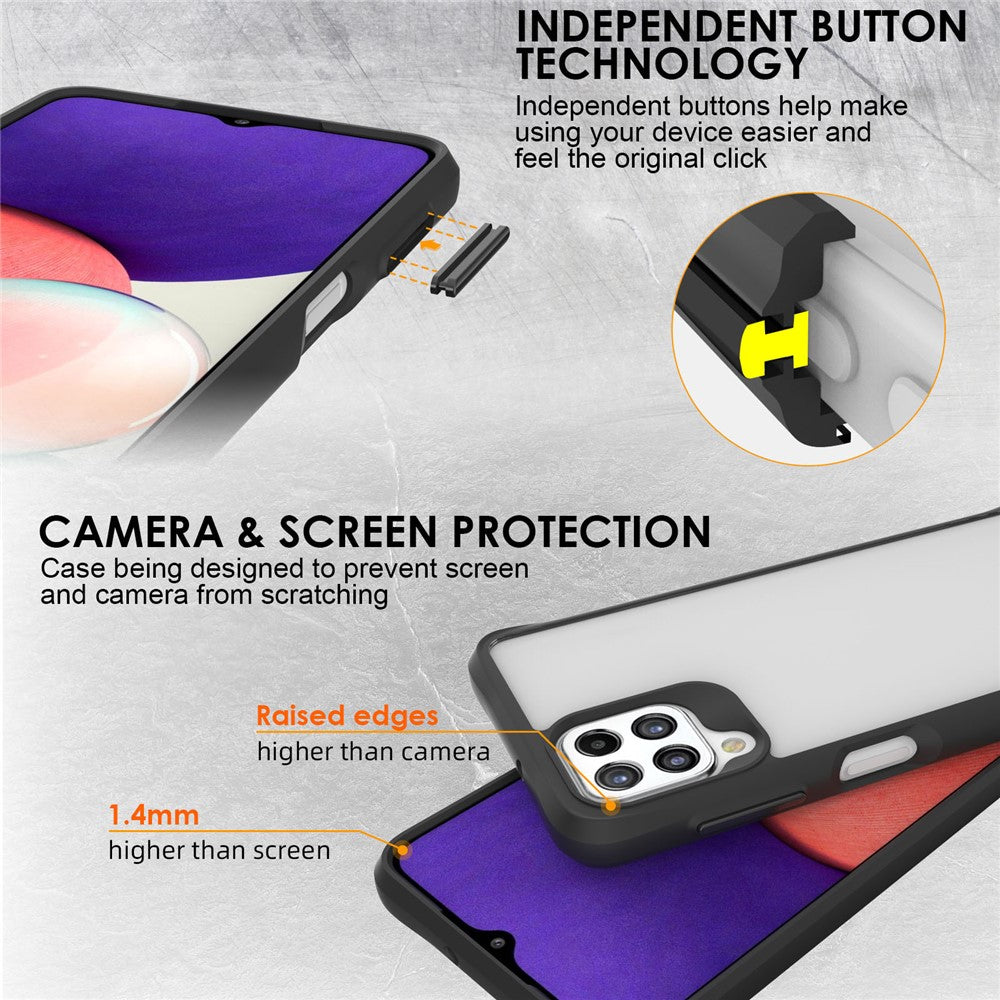 Galaxy A42 5G Schutzhülle – Transparent, stoßfest & Anti-Fingerprint