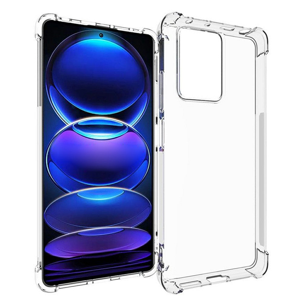 For Xiaomi Redmi Note 12 Pro+ 5G Soft TPU Anti-Slip Phone Case Corner Protection Scratch-Resistant Cover