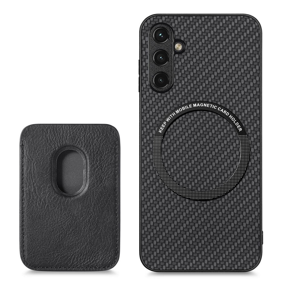 Galaxy A54 5G Schutzhülle – Magnetische abnehmbare Kartenhalter-Rückseite