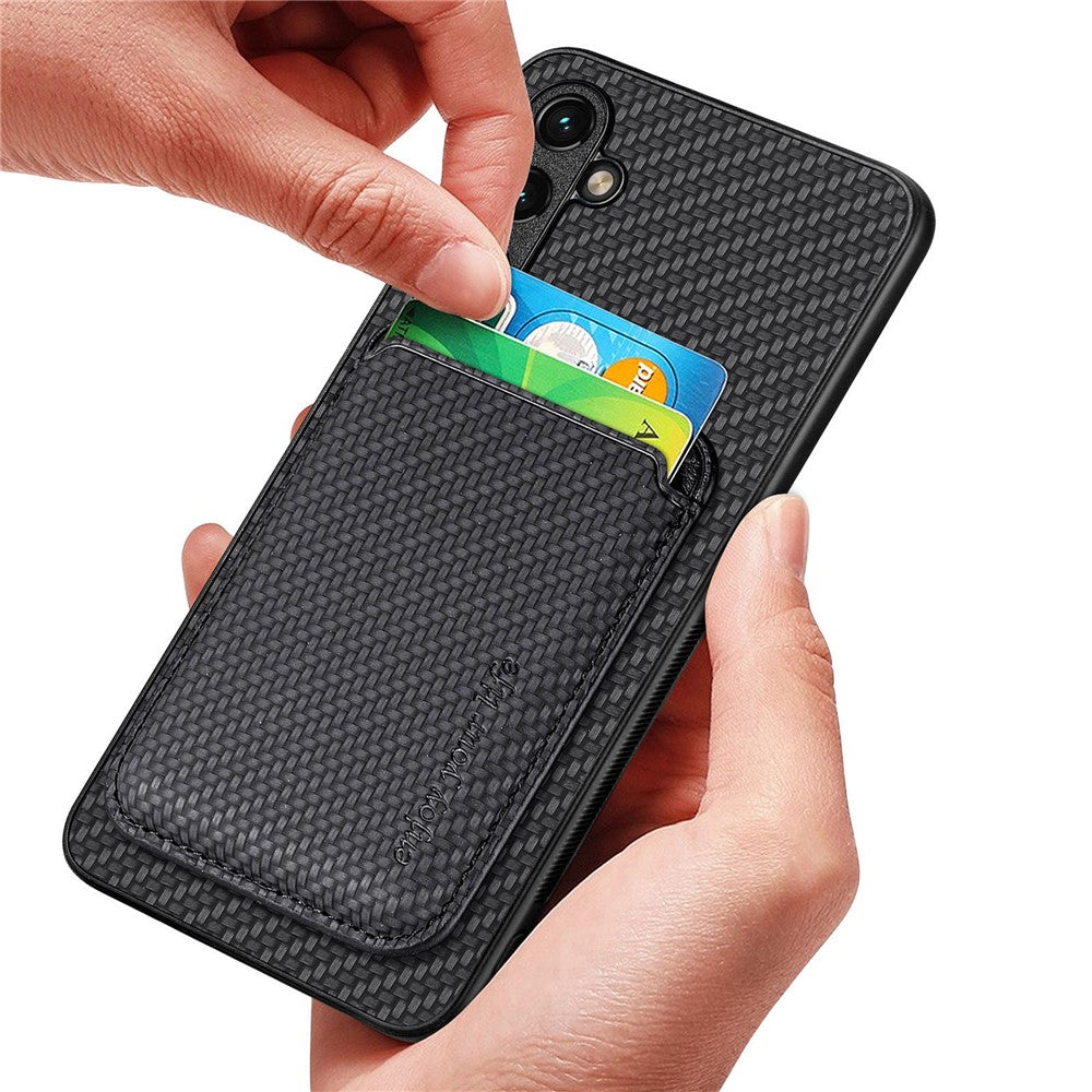 Galaxy A54 5G Schutzhülle – Magnetische abnehmbare Kartenhalter-Rückseite
