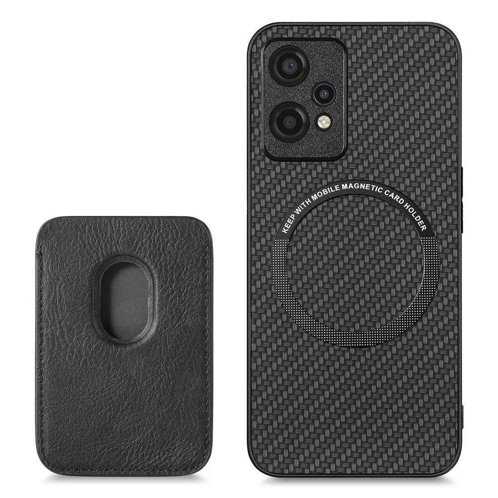For Xiaomi 13 Pro 5G Detachable Card Holder Carbon Fiber Texture Phone Cover PU Leather + TPU + PC Phone Case