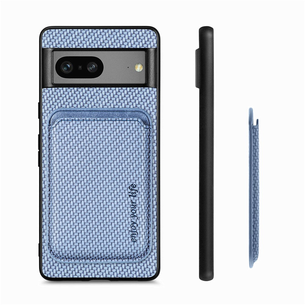 Pixel 7a 5G Schutzhülle – Magnetische abnehmbare Kartenhalter-Rückseite