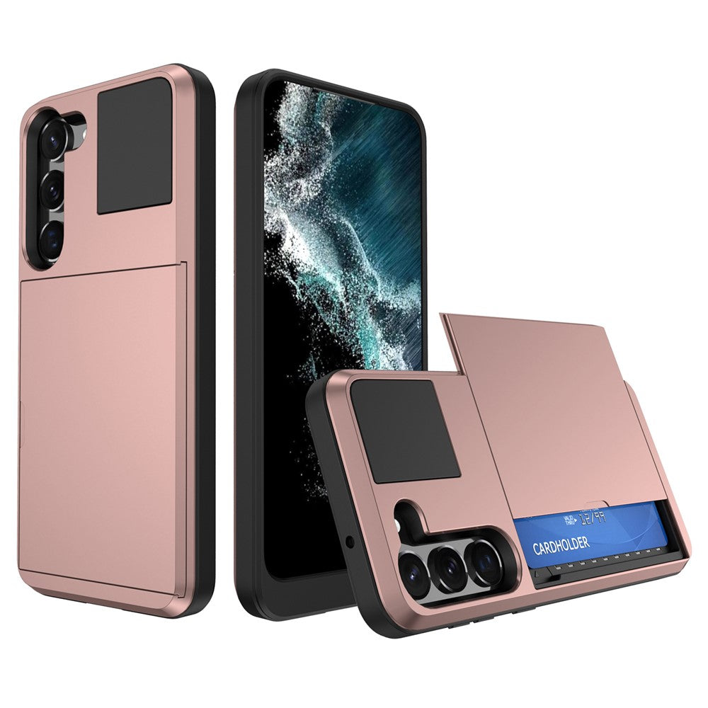 Galaxy S23 Schiebekartensteckplatz-Hülle – Mit Kratzfestem Design