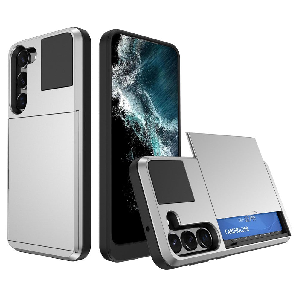 Galaxy S23 Schiebekartensteckplatz-Hülle – Mit Kratzfestem Design