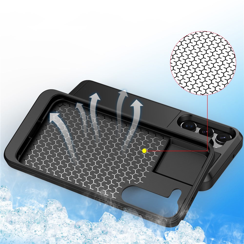 Galaxy S23 Plus Schiebekartensteckplatz-Hülle – Mit Kratzfestem Design