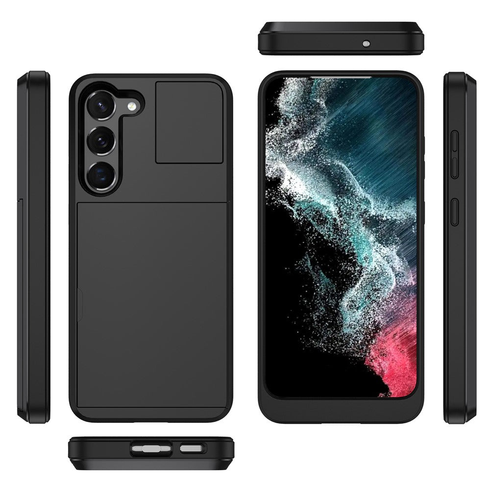 Galaxy S23 Plus Schiebekartensteckplatz-Hülle – Mit Kratzfestem Design