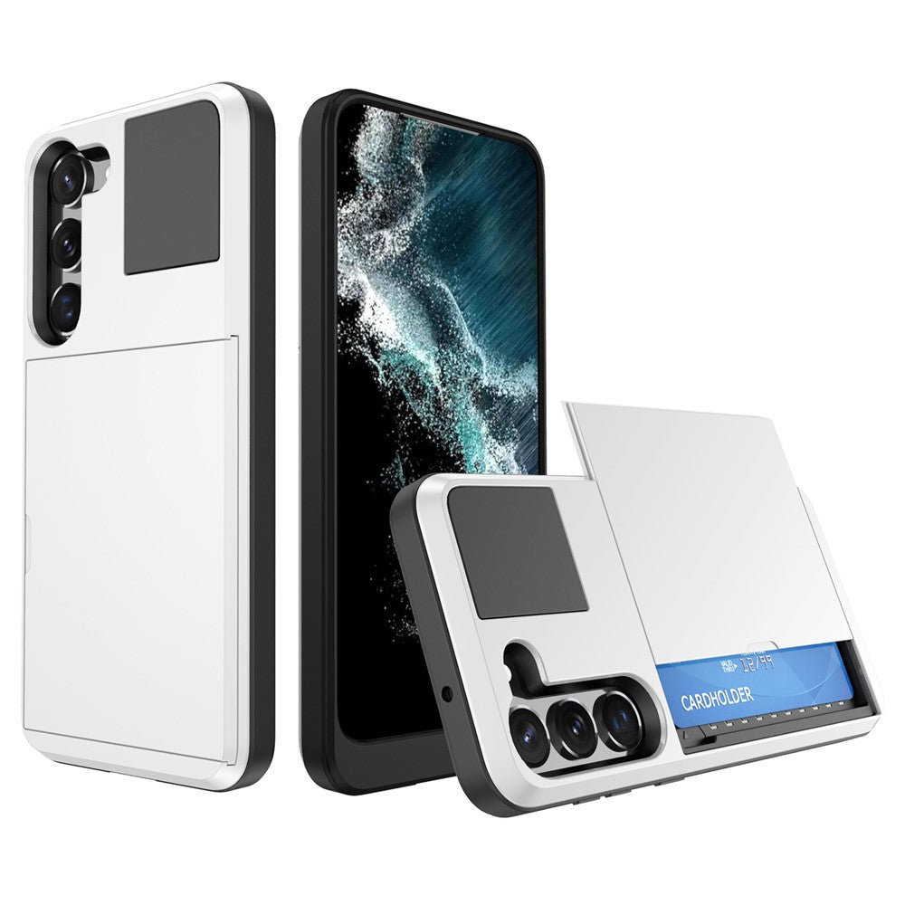 Galaxy S23 Plus Schiebekartensteckplatz-Hülle – Mit Kratzfestem Design