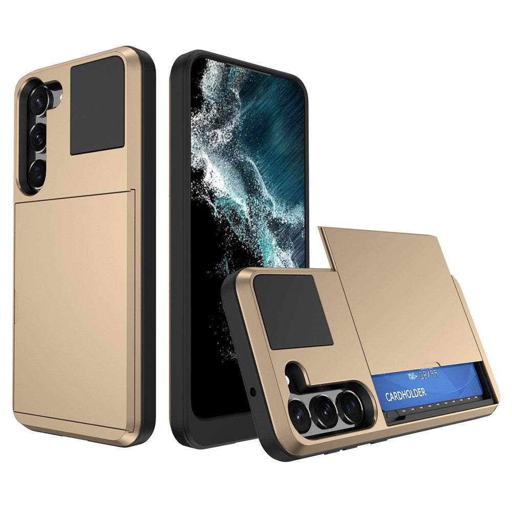 Galaxy S23 Plus Schiebekartensteckplatz-Hülle – Mit Kratzfestem Design