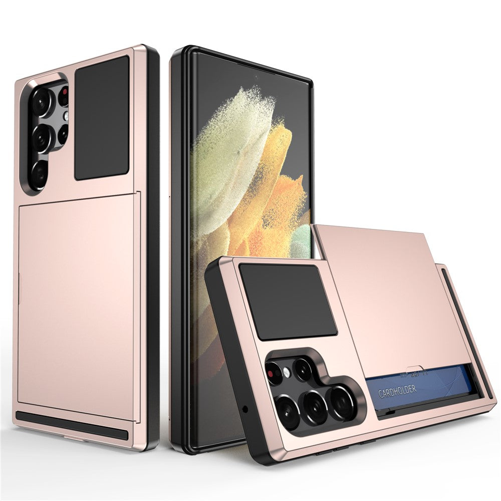 Galaxy S23 Ultra Schiebekartensteckplatz-Hülle – Mit Kratzfestem Design