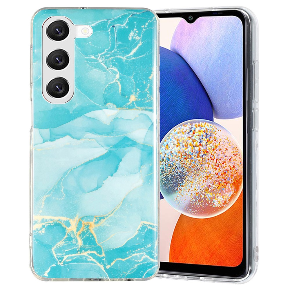 Galaxy A14 5G/4G Schutzhülle – Marmormuster & Kratzfest