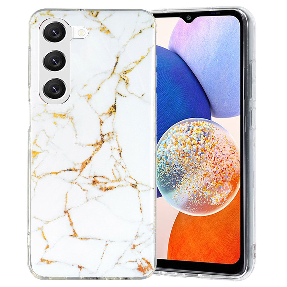 Galaxy A14 5G/4G Schutzhülle – Marmormuster & Kratzfest