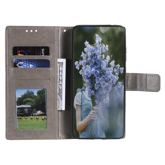 Xiaomi Civi 2 5G / Xiaomi 13 Lite Handyhülle – Civi 2 5G bedruckte aus Leder mit Mandala-Blumenmuster, Brieftaschenständer, mit Riemen