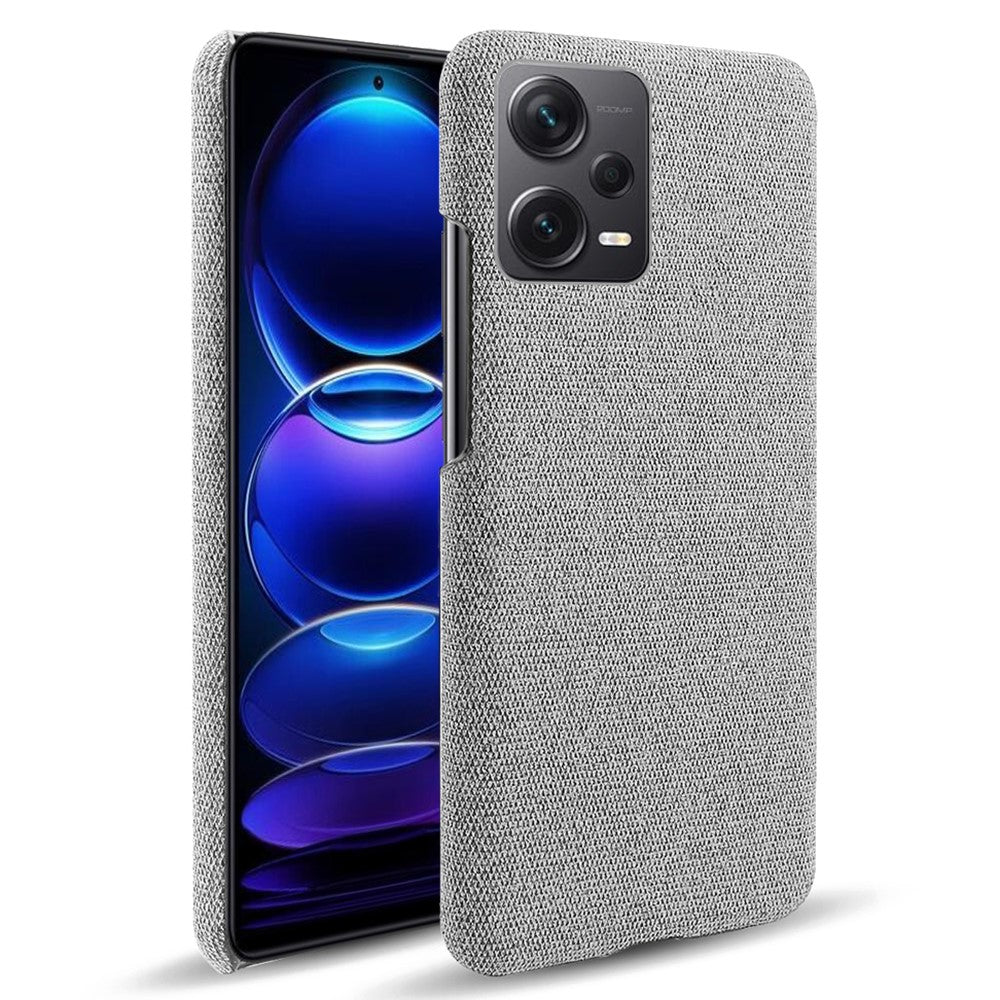 For Xiaomi Redmi Note 12 Pro+ 5G Shockproof Smartphone Case Solid Color Hard PC+Cloth Phone Cover